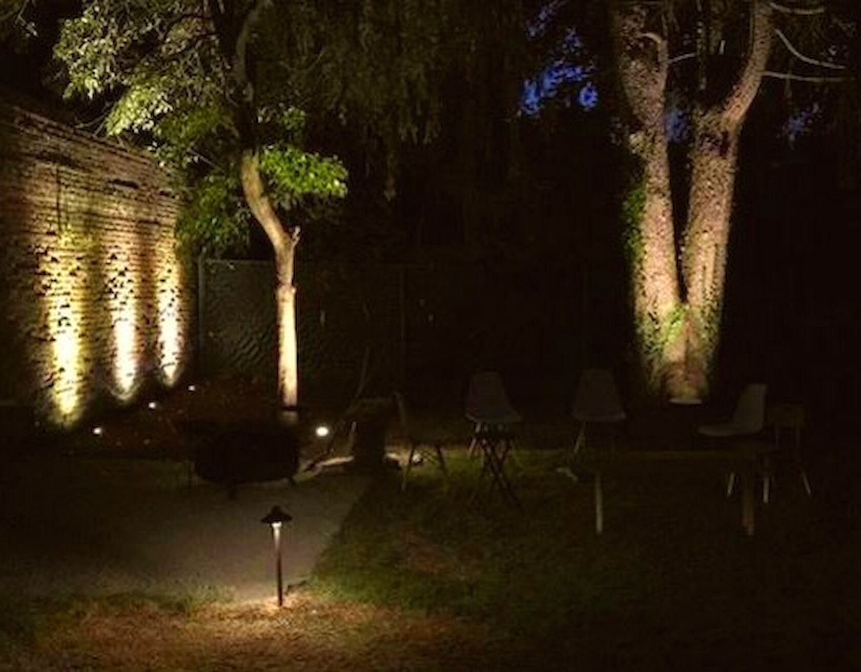 commercial landscape lighting westchester ny